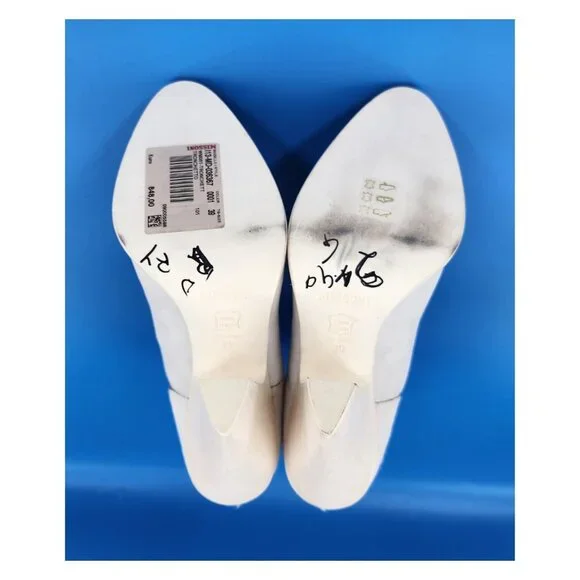 MISSONI NWOB Pony Hair Suede Mesh Panel White Bootie - Picture 13 of 15